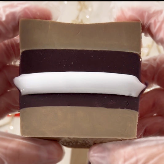 S’mores - cocoa butter & kaolin clay soap