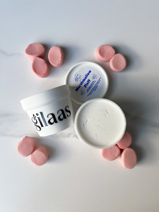 Marshmallow fluff - Marshmallow root infused shower fluff