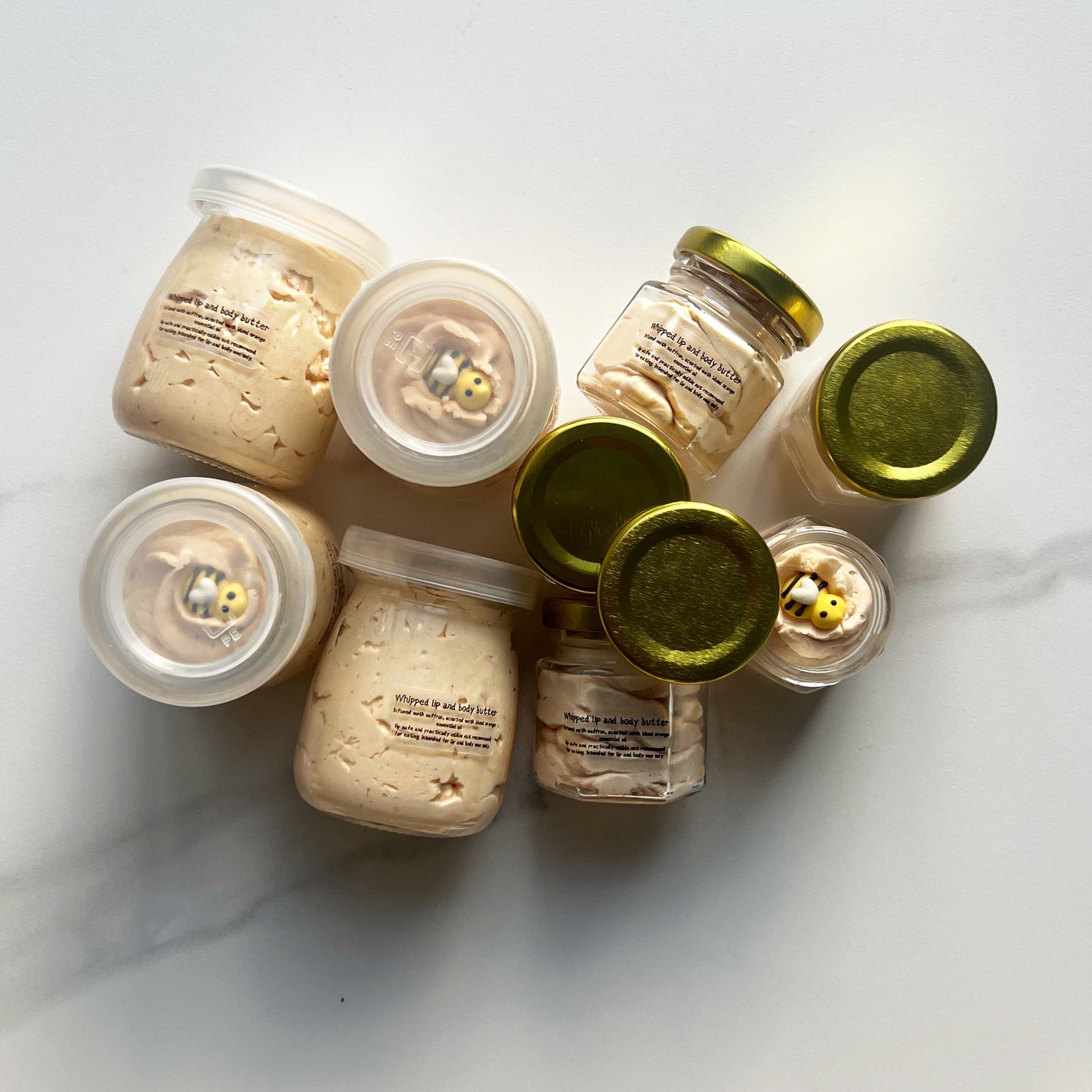 Edible body butter - Saffron & blood orange