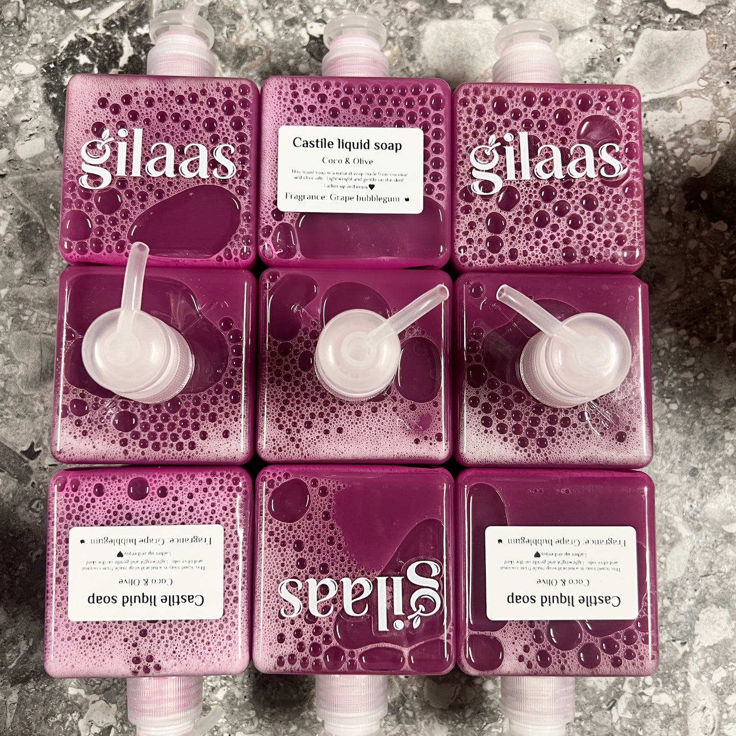 Natural liquid soap - Castile liquid soap - coco & olive