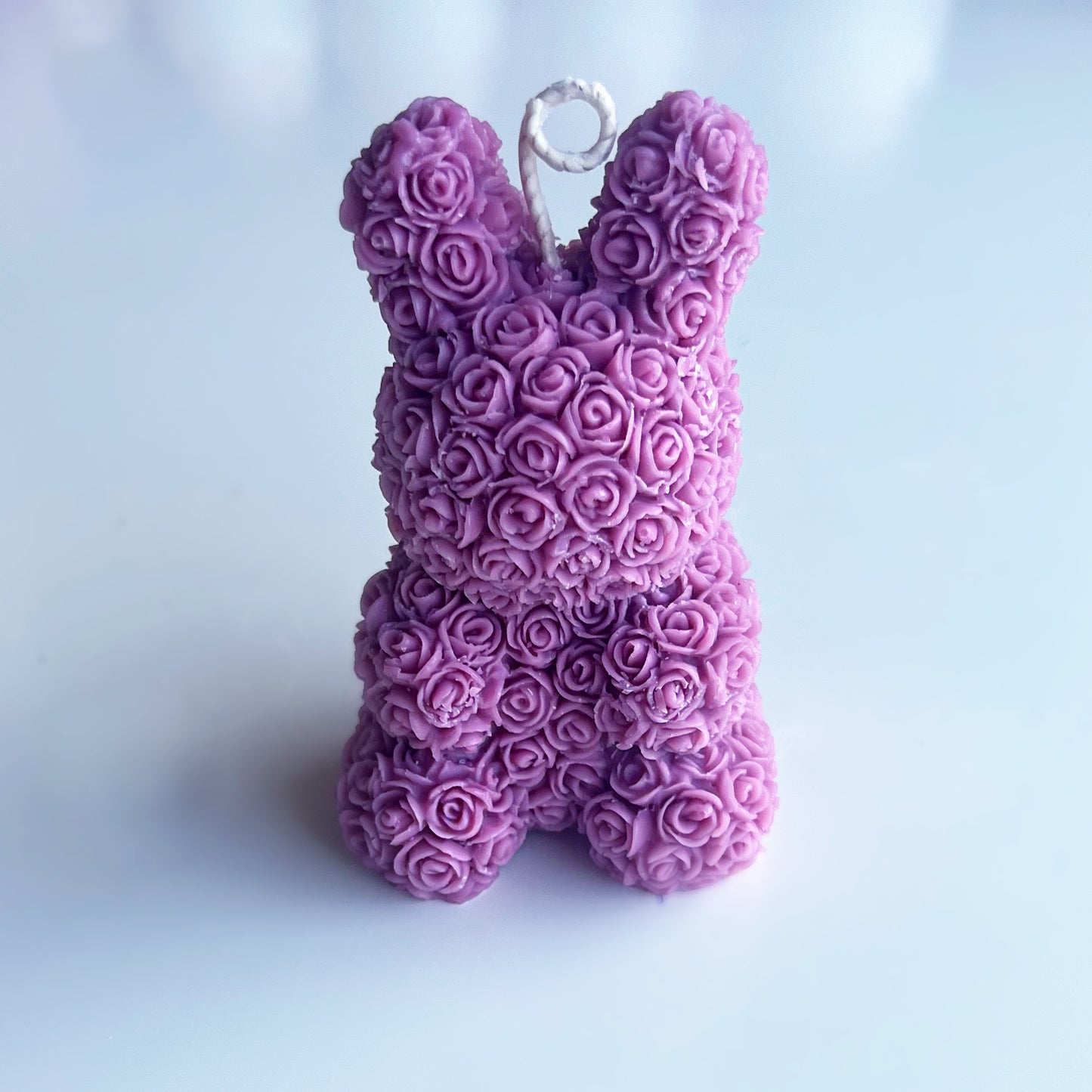 Rose bunny - candle