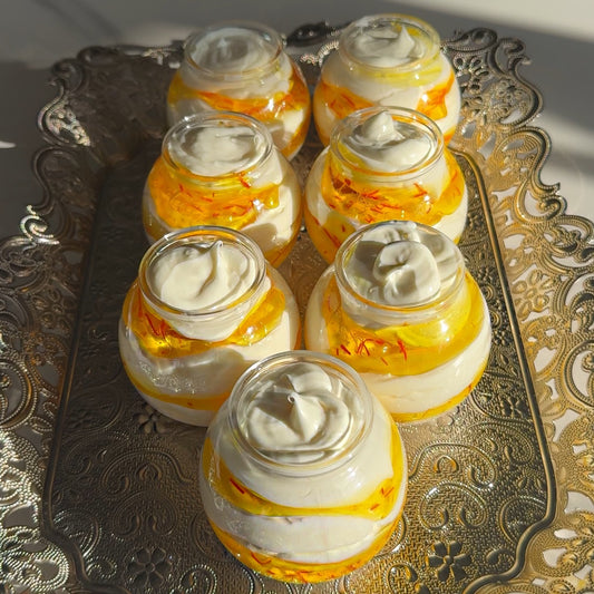 Saffron & rose geranium body yogurt