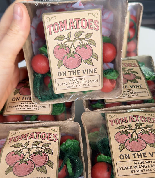 Tomatoes on the vine - Ylang ylang & Bergamot essential oil soaps