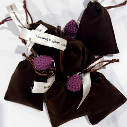 Blackberry - mini beeswax candle pack